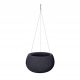  Prosperplast саксия 29 cm x 29 x 20 cm диаметър 29 cm пластмасови нюанси на сиво и сребро