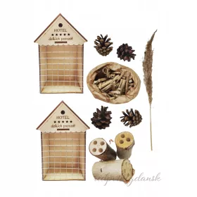    Къщички за насекоми 2 броя за самостоятелно сглобяване