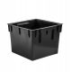  Саксия Prosperplast 30 см х 30 х 22,5 см, черна пластмаса