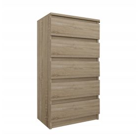    Euro-Meble Скрин 50 x 36 x 96 см дъб сонома мат