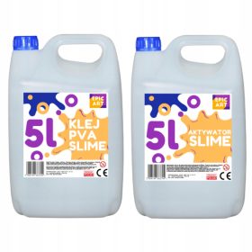    Комплект PVA ЛЕПИЛО за SLIME 5 ЛИТРА + АКТИВАТОР 5L