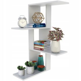    Рафт от ламинирана дъска Pemo 47 x 21 см бял