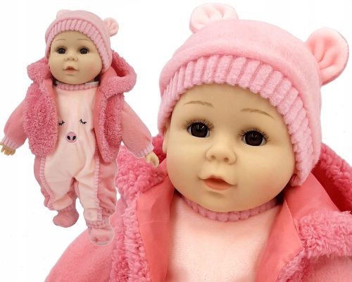  БЕБЕШКА КУКЛА MARIOTOYS 35 СМ ГОВОРИ И ПЕЕ НА ПОЛСКИ