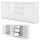  Скрин Bim Furniture Bello Bianco 195 x 40 x 89 см бял гланц