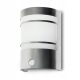  Kwazar Luminaire градинска стенна лампа, нюанси на сиво и сребристо, E27 60 W