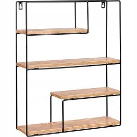    МДФ етажерка Stilista, 40 х 13 см, нюанси на кафяво