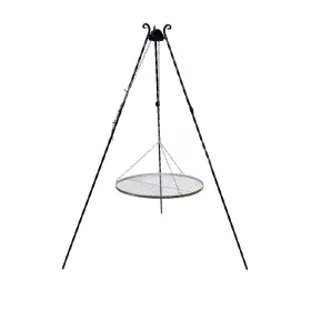    ГРАДИНСКА СКАРА СТАТИВ РЕШЕТКА 60 КРЪГЛА ЗА ЛАГЕРЕН ОГЪН