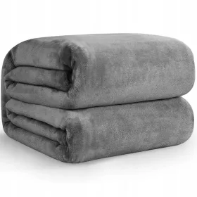   Одеяло - Микрофибърно одеяло Cotton World 160 см x 200 см нюанси на сивото, многоцветно
