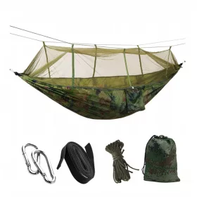    Хамак без щанга Aptel нюанси на зелено 200 кг 300 х 140