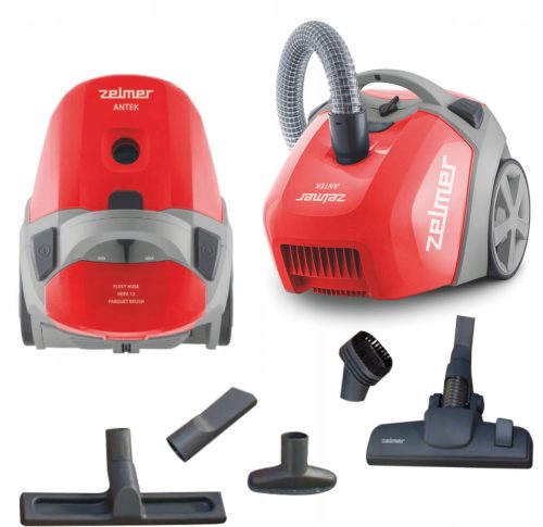  Zelmer Antek ZVC3501R прахосмукачка с торба HEPA филтър 900 W