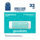  GOODRAM UME3-0320CRR11 флашка 32 GB USB 3.0 зелена