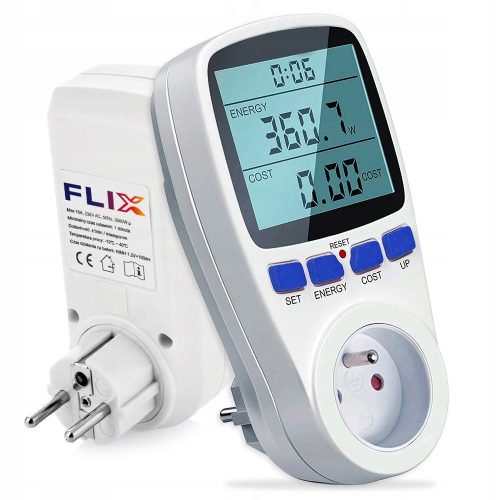 Retoo 16 A 3600 W ватметър