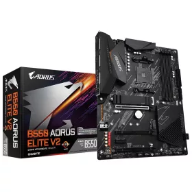    Дънна платка Gigabyte B550 AORUS ELITE V2, AMD Ryzen 3000, DDR4, ATX, Sata3, M.2