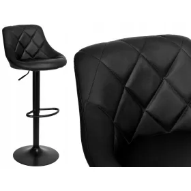    Табуретка eHoker, черна, 105 см, изкуствена кожа