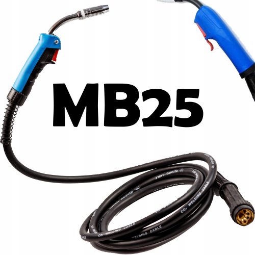 MIG/MAG ръкохватка MB-25/5m MAGNUM EURO конектор до 250А