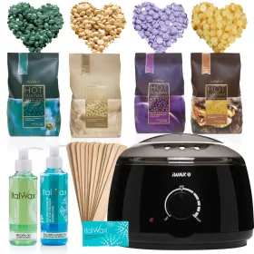    Комплект за епилация НАГРЕВАТЕЛ 4 броя твърда кола маска