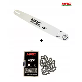   Водач на веригата за верижен трион - ВОДАЧ ЗА ТРИОН 18" NAC + ОРИГИНАЛНА ВЕРИГА