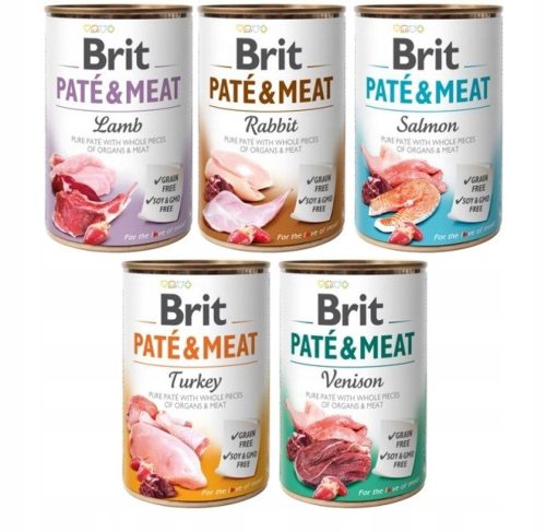  BRIT PATE&MEAT Turkey 400g TURKEY 5+1 БЕЗПЛАТНО
