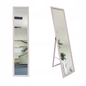    ГОЛЯМО подово огледало в Розова рамка 155, 6 цвята