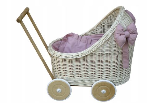  Дълбока количка за кукли Wicker Wonders wicker-wonders
