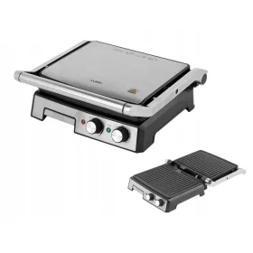    Lund 67457 Сгъваема електрическа скара Silver/Gray 2000 W