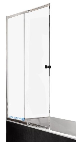 Параван за вана от две части Besco 100 х 150 см, прозрачен