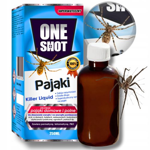  One Shot течност против паяци 0.3 кг 250 мл