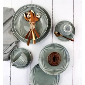   Порцелан, сервиз - Сервиз за вечеря и кафе Lubiana DAISY 30 бр.