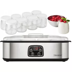    Transa Electronics YooGo TE-35 уред за кисело мляко сребрист 30 W