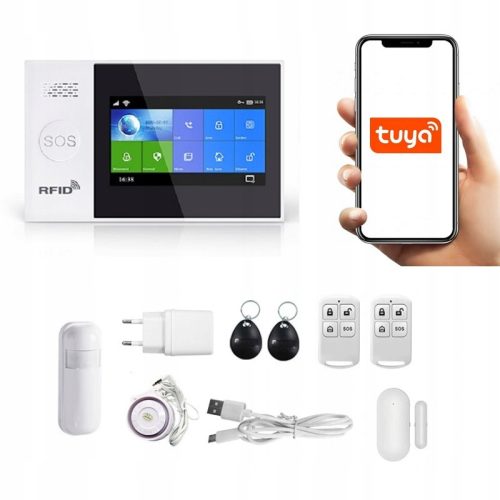 БЕЗЖИЧНА АЛАРМА с LCD GSM WiFi SMS ТУЯ ПОЛ