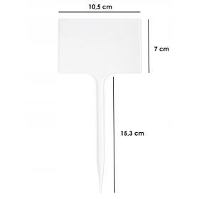    Свободностоящ плакет бял 105 х 22 см 150 бр.