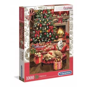  Пъзел 1000 Christmas By the Fireplace Clementoni 39580