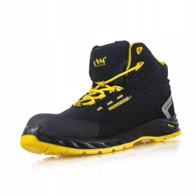   VM Footwear Wisconsin работни ботуши размер 43 + MICHELIN - стикер, бели, 8 x 5 cm
