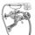 Стенен смесител за вана и душ Granitan RETRO BATH, хром
