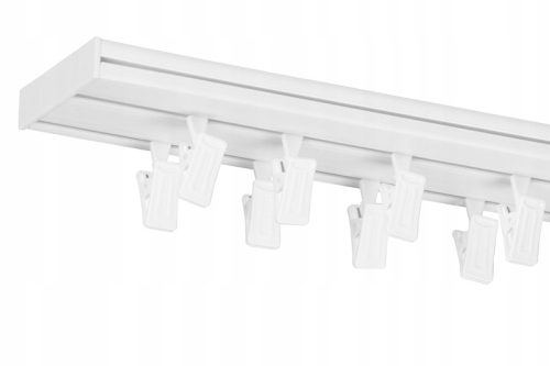  PVC релса за таван, двойна релса, корниз, 250 см
