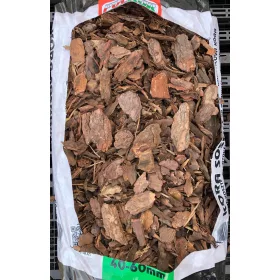   Кора стърготини - Полкор борова градинска кора 40-60 мм 80 л