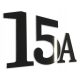 Номер на къща Баку 25 х 25 см