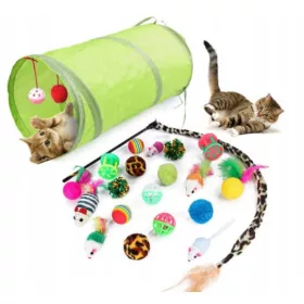    Интерактивна играчка за котка Комплект играчки за котки Aporcik 21 бр.