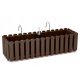  Prosperplast саксия 58 см x 18 x 16,2 см диаметър 58 см пластмасови нюанси на кафяво и бежово