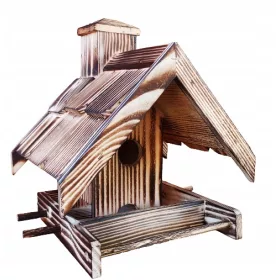   Хранилки за птици - Хранилка за птици, къщичка с комин, будка за зърно