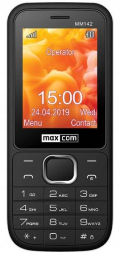  Мобилен телефон Maxcom MM142 4 MB черен