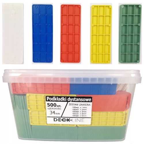 PVC капаци за первази Deckline 3,4 х 10 см 500 бр.