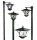  LED-ONE Соларна лампа за вграждане, черна, 150 см, 4 бр.