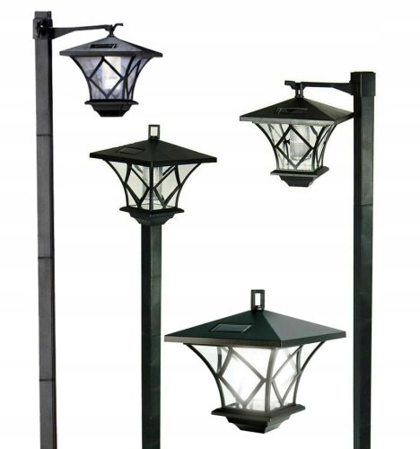  LED-ONE Соларна лампа за вграждане, черна, 150 см, 4 бр.