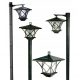  LED-ONE Соларна лампа за вграждане, черна, 150 см, 4 бр.