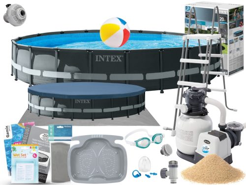 Басейн Intex с кръгла конструкция 610 х 610 см
