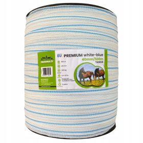   ПРЕМИУМ СИЛНА лента за овчарска ограда 40мм 500м за коне