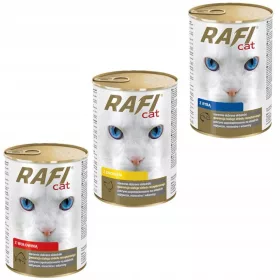    RAFI CAT ХРАНА ЗА КОТКИ МИКС ОТ ВКУСОТИ 24x415g DOLINA