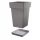  Prosperplast саксия 43,9 cm x 28,9 x 43,9 cm пластмасови нюанси на сиво и сребро