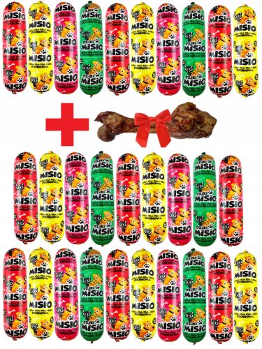  19x1KG Храна за кучета MISIO 83% месо